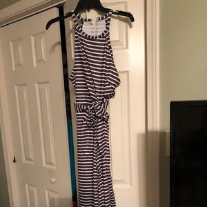 Black and white women’s jumpsuit